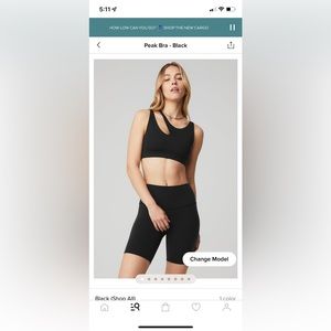 Alo Yoga Peak Bra